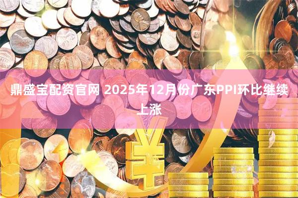 鼎盛宝配资官网 2025年12月份广东PPI环比继续上涨