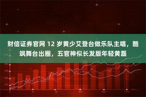财信证券官网 12 岁黄少艾登台做乐队主唱，酷飒舞台出圈，五官神似长发版年轻黄磊